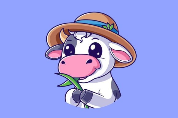 A Cute Cow Is Eating Grass: Finding Peace and Purpose in a Simple Scene