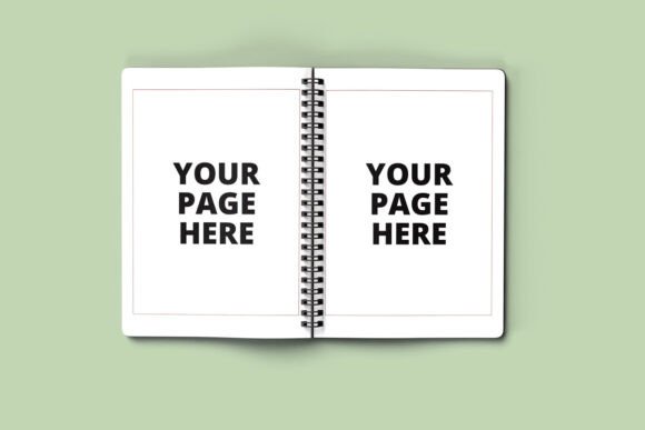 A5 Open Notebook Mockup: Design Power