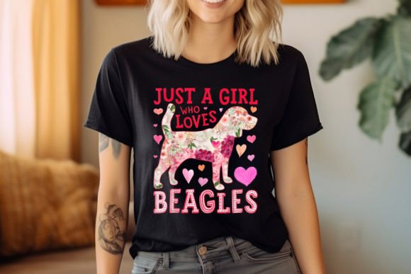 Beagle T-shirt Design AI, PNG: A Versatile Display Font