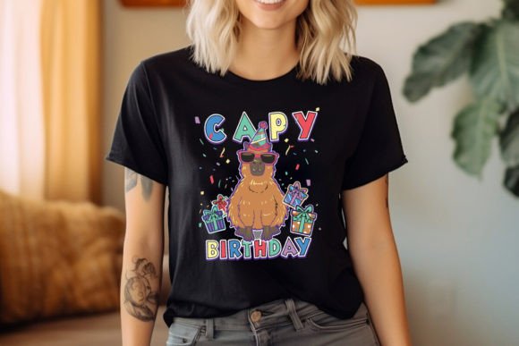 Capybara T-Shirt Design AI & PNG Guide