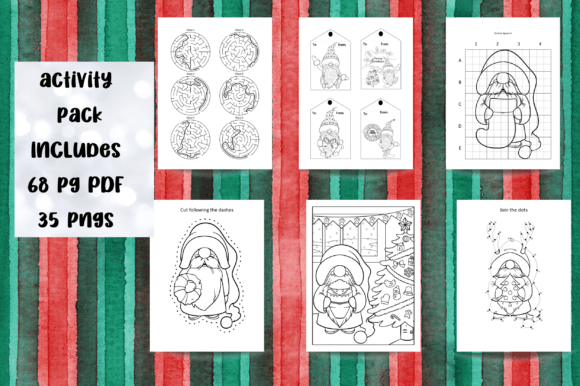Christmas Gnomes Activity Pack