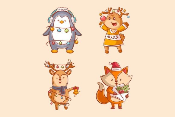 Cute Animals with Decorative Lights: Creative Applications