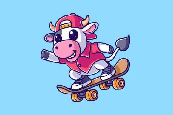 Cute Cow Playing Skateboard: Why This Simple Trend Matters