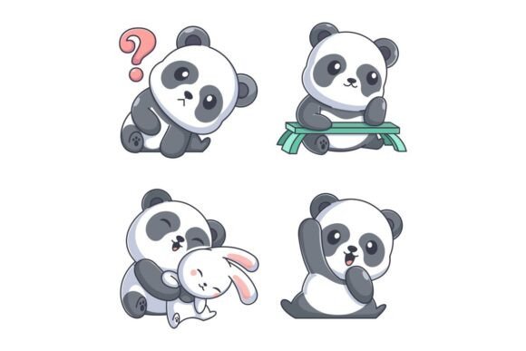Cute Panda with Friends Cartoon Style: A Practical Evaluation for Artists and Designers