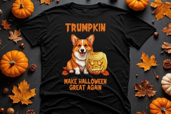 Evaluating the Trumpkin Corgi Halloween T-shirt Design: A Practical Review