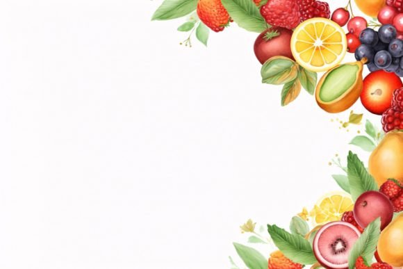 Fruits Frame Background: A Versatile Design Element