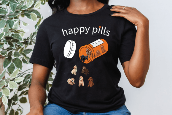 Happy Pills T‑Shirt Design: Wearable Positivity with a Playful Edge