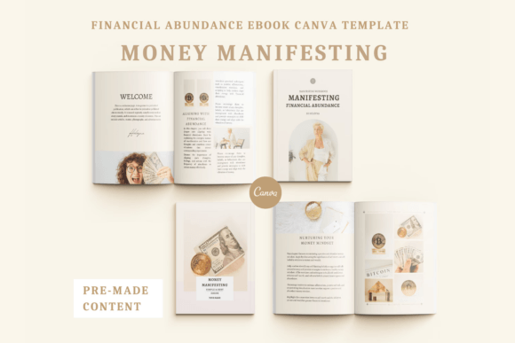 How to Use a Money Manifesting EBook Canva Template for Real Results