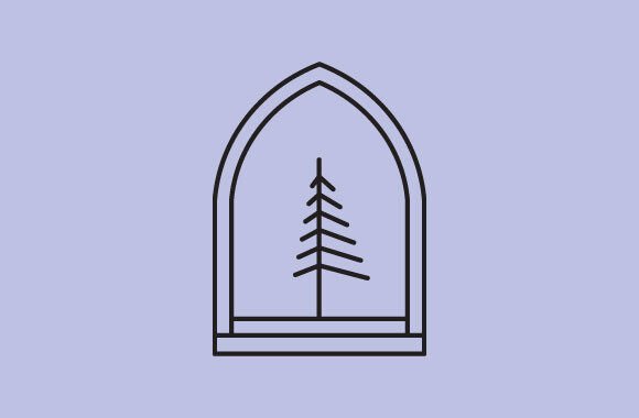 Line Art Tree with Emblem Line: A Versatile Design Element