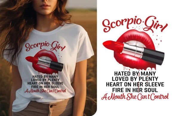 Scorpio Girl Hated by Many T-shirt: A Statement Piece for the Bold and Unapologetic
