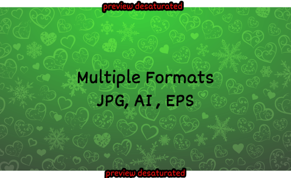 Snowflakes Hearts Curls Green Colors: A Practical Guide to a Nuanced Design Palette