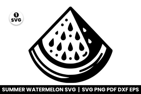 Summer Watermelon Sublimation SVG for Creative Projects