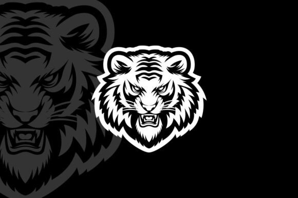 Tiger Mascot Esport Illustration