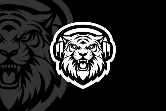 Tiger with Headphone Mascot Animal: A Unique Brand Asset for Modern Engagement