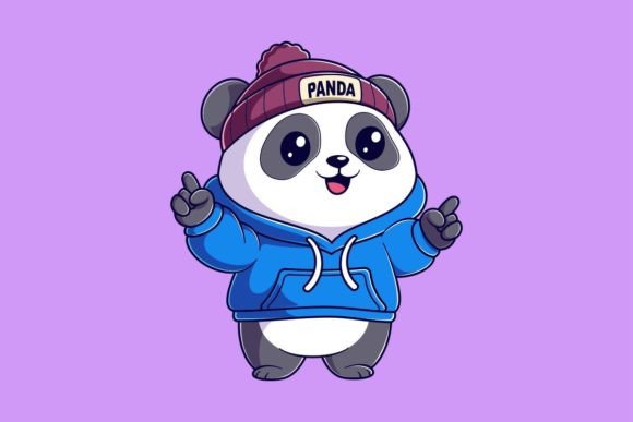 What Makes a Cute Panda Wearing a Blue Hoodie So Universally Appealing